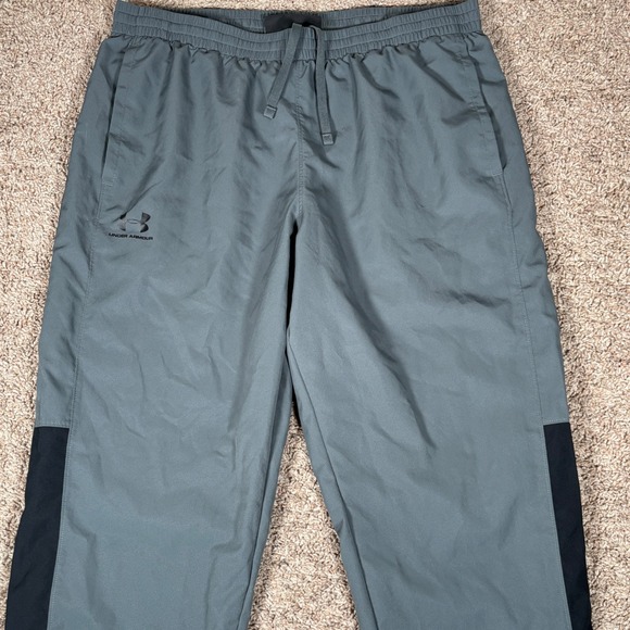 Under Armour XL Mens Gray Training Warm Up Pants Athletic Jogger Track - Picture 1 of 10